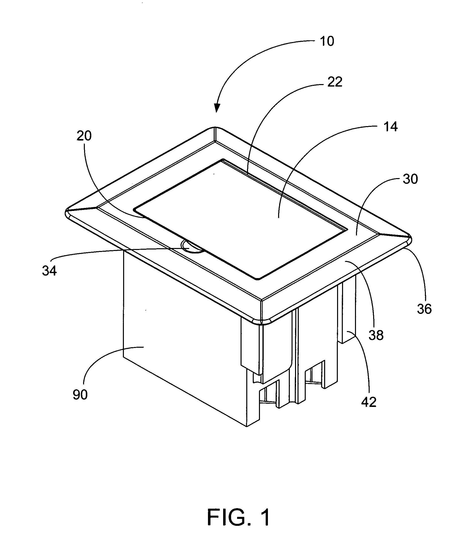 Protective device plate for an electrical box