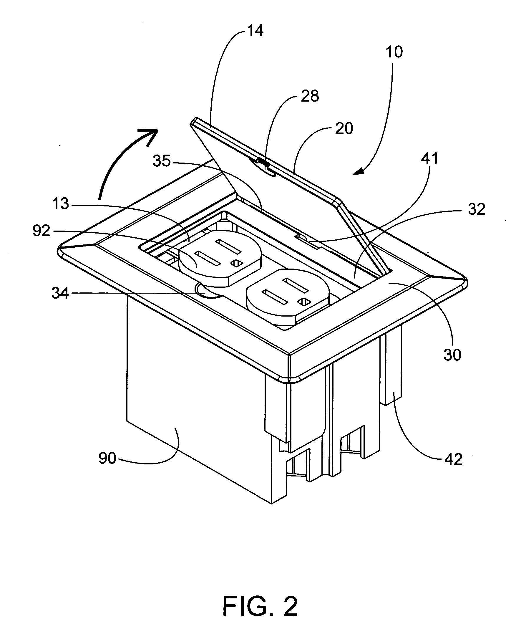 Protective device plate for an electrical box