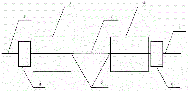 Mounting method of fiber Bragg grating sensor