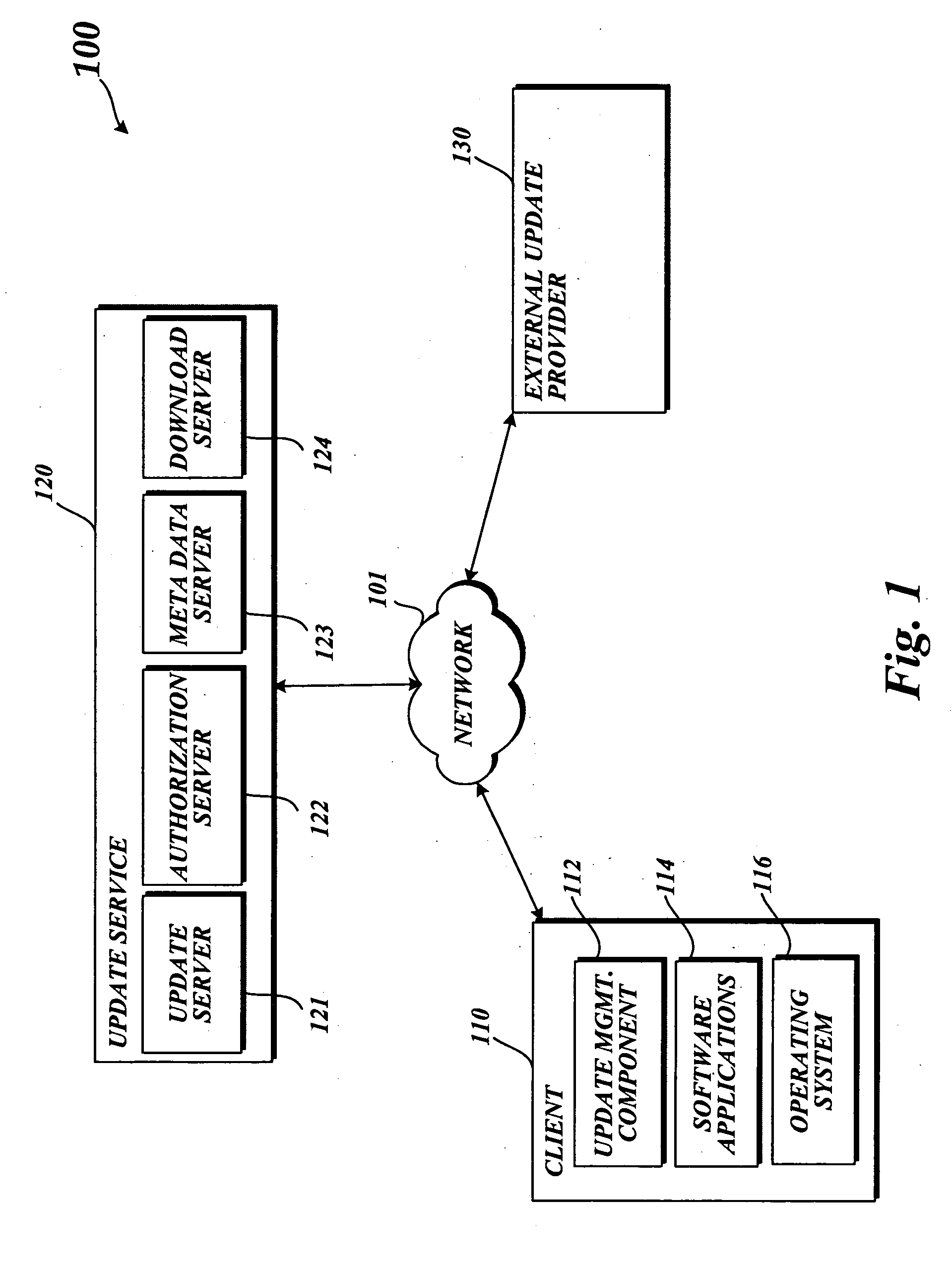 Controlling installation update behaviors on a client computer