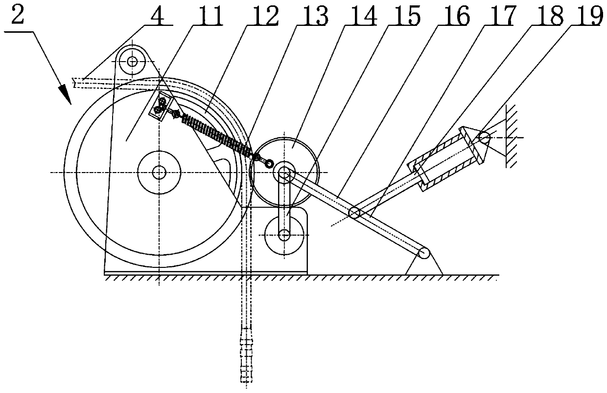 A non-powered underwater hose automatic storage device