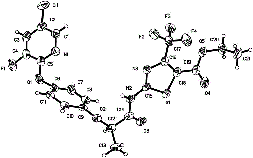 N-(thiazol-2-yl)-2-[4-(pyridin-2-oxy)phenoxy]amide derivatives