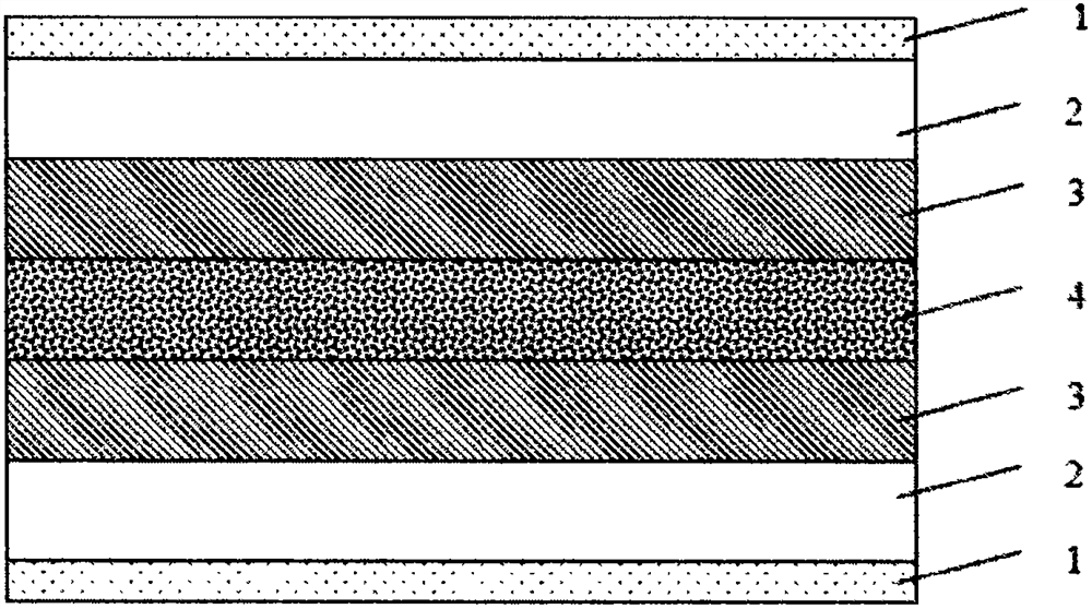 Antibacterial flame-retardant plywood and preparation method thereof