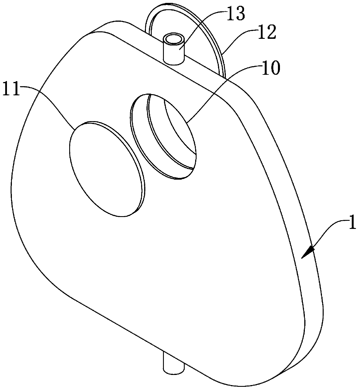 Convenient-to-use visible electronic metering urine bag