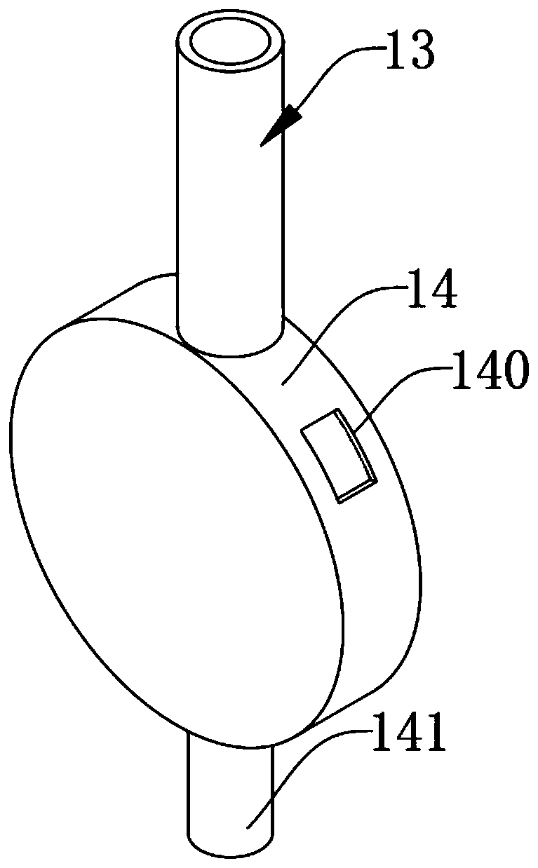 Convenient-to-use visible electronic metering urine bag