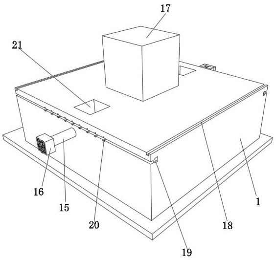 Defrosting and moisture-proof device for railway box