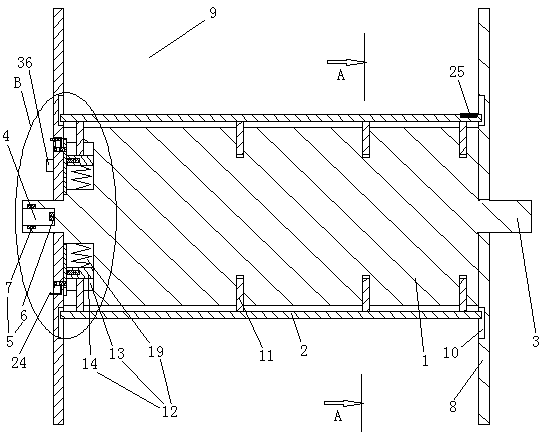 Single lamp indicating type winding mechanism and magnet adsorbing thread residue wire coil winding method