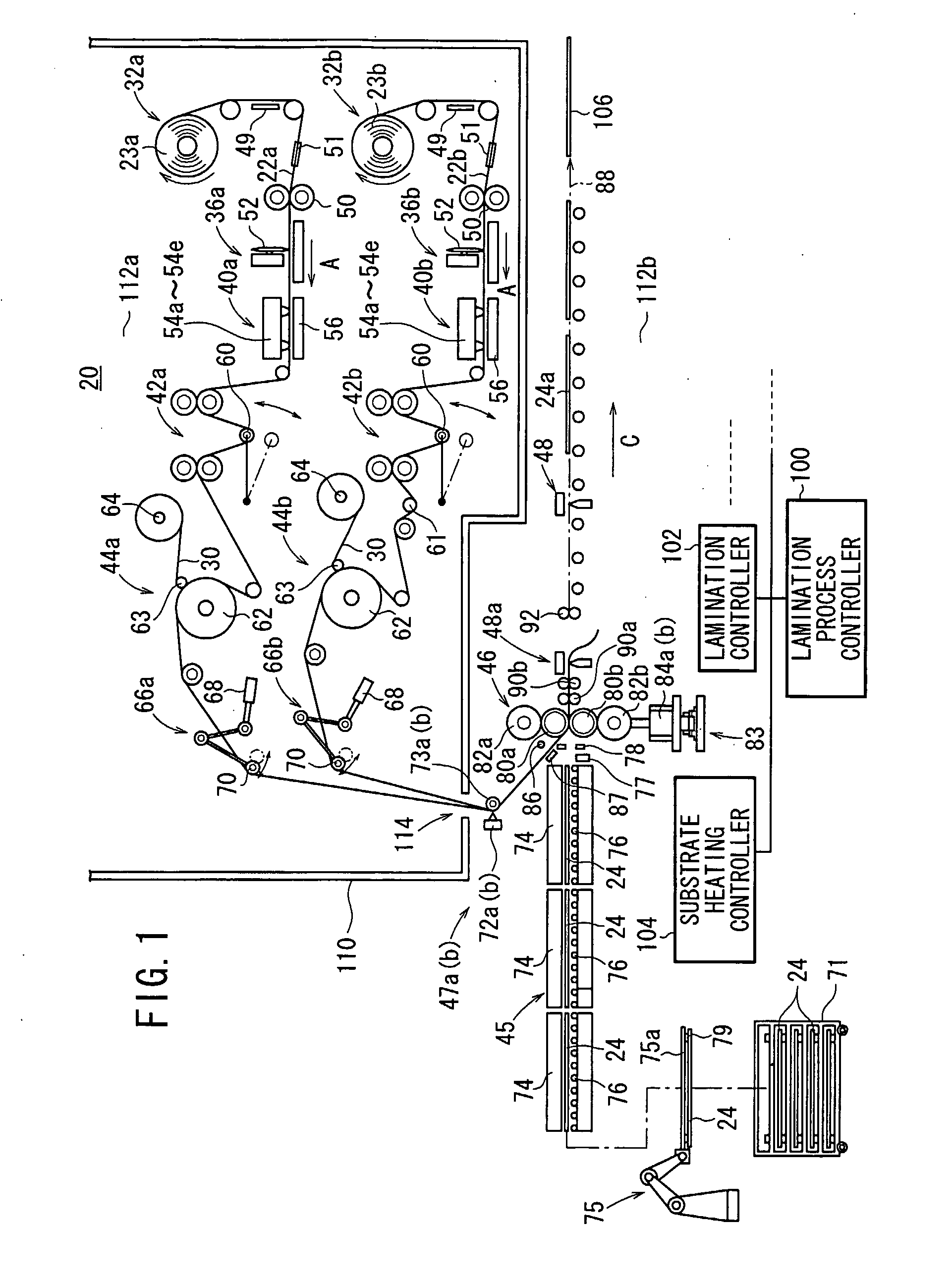 Apparatus for and Method of Manufacturing Photosensitive Laminated Body