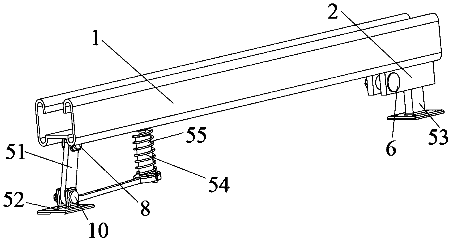 Passive safety type automobile seat