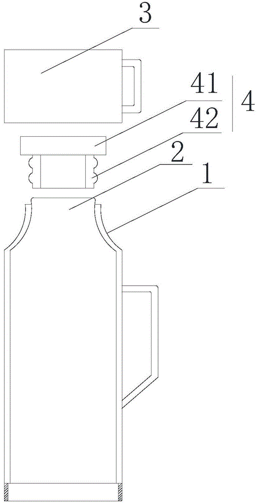 Heat and corrosion resistant vacuum bottle with long service life