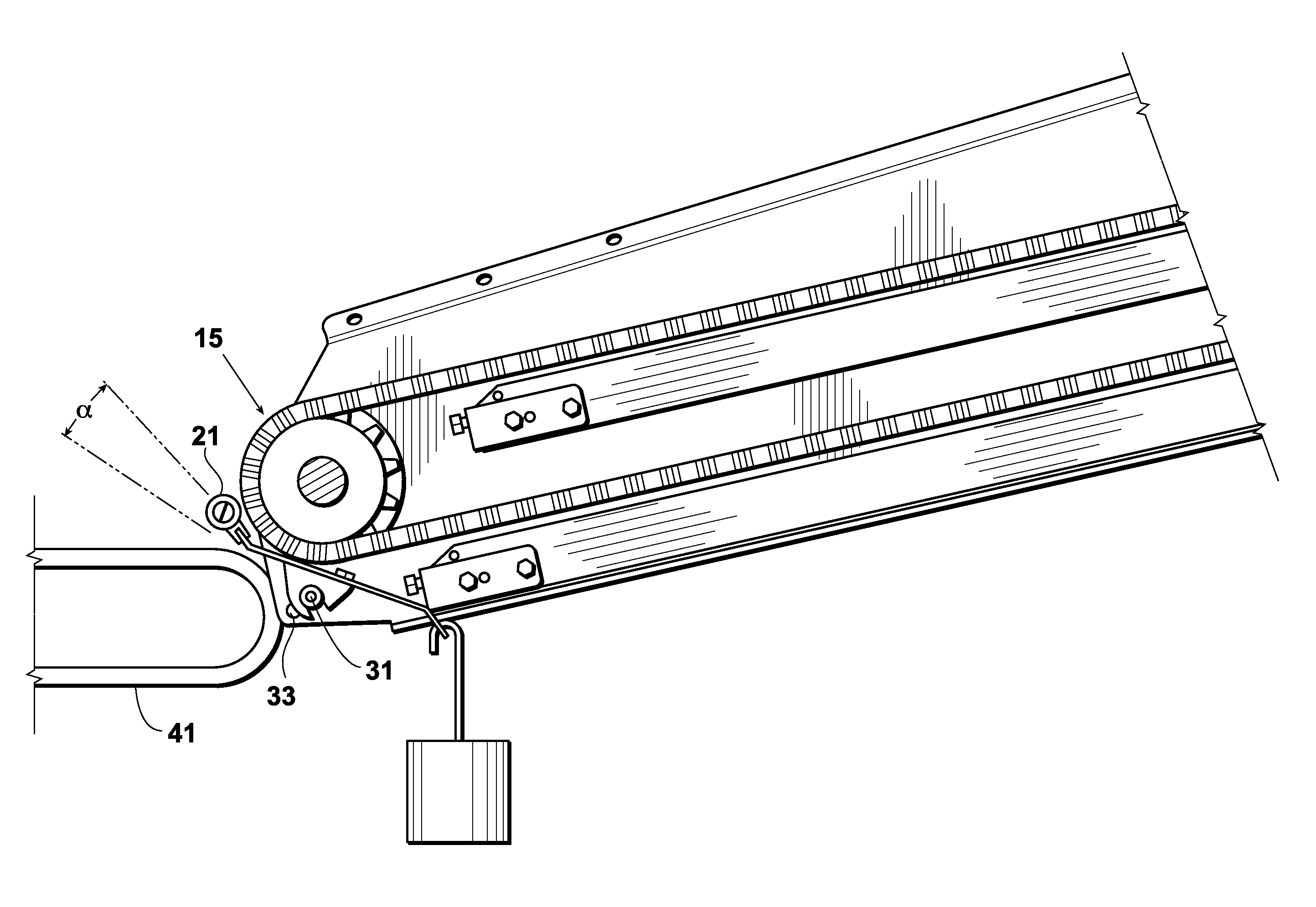 Transfer mechanism for a continuous heat transfer system