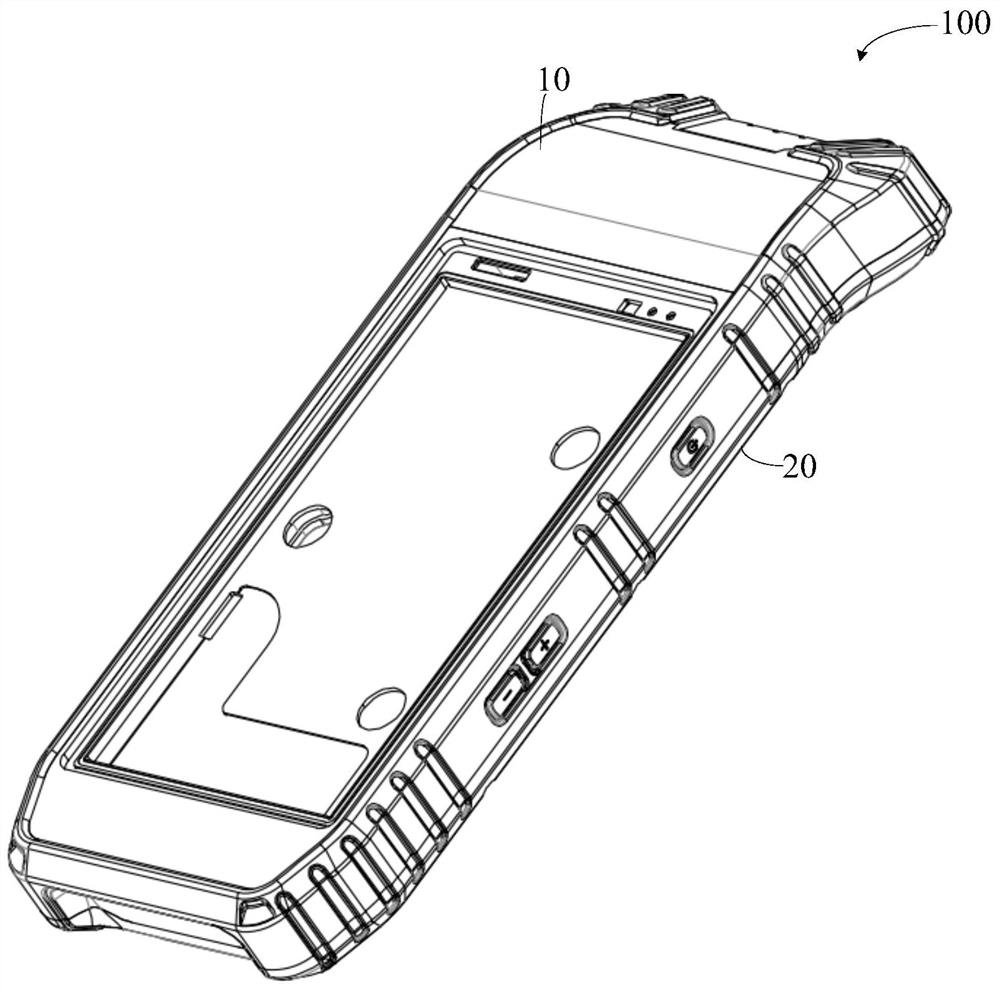 Shell, reinforced handheld terminal and preparation method of shell