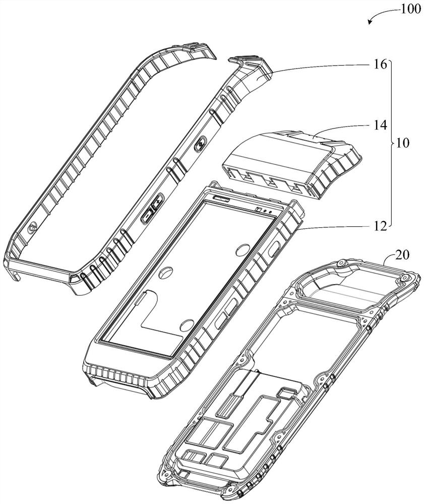 Shell, reinforced handheld terminal and preparation method of shell