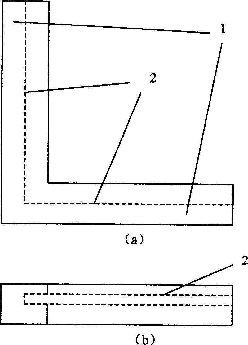 Recovering and treating process for waste printed circuit board and special clamp