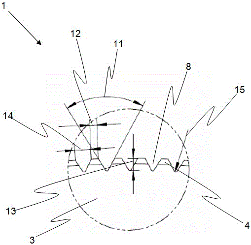 Measuring roller and device for measuring an fibers composite