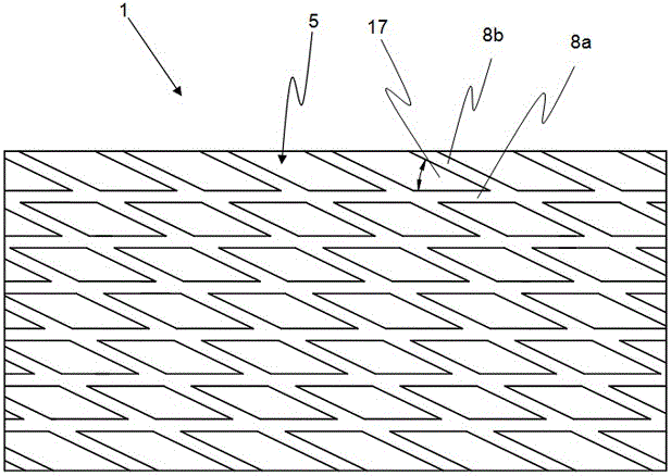 Measuring roller and device for measuring an fibers composite