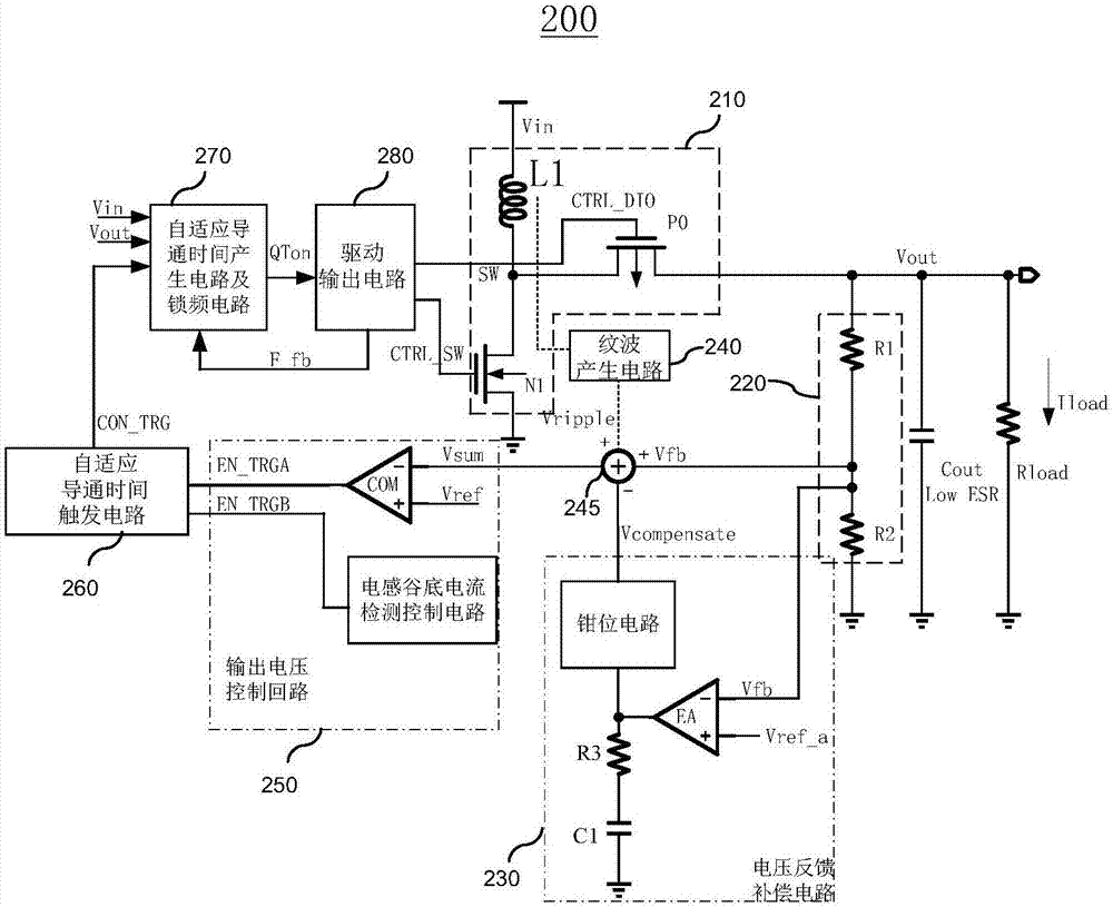 Constant conduction time type boosting voltage stabilizer