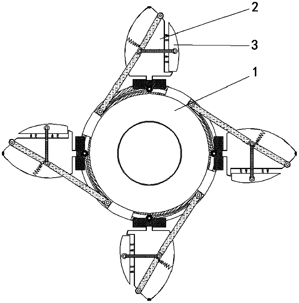 Garden mower for preventing blade from curling