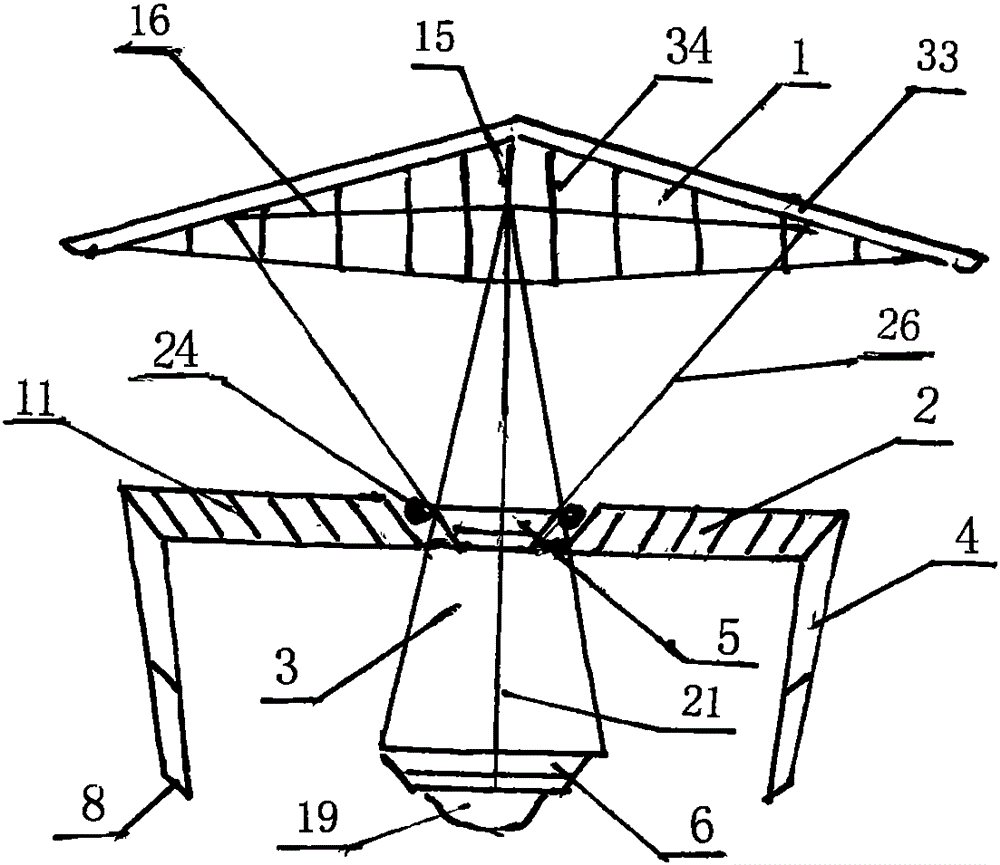 Delta wing manpower aircraft with flapping wings