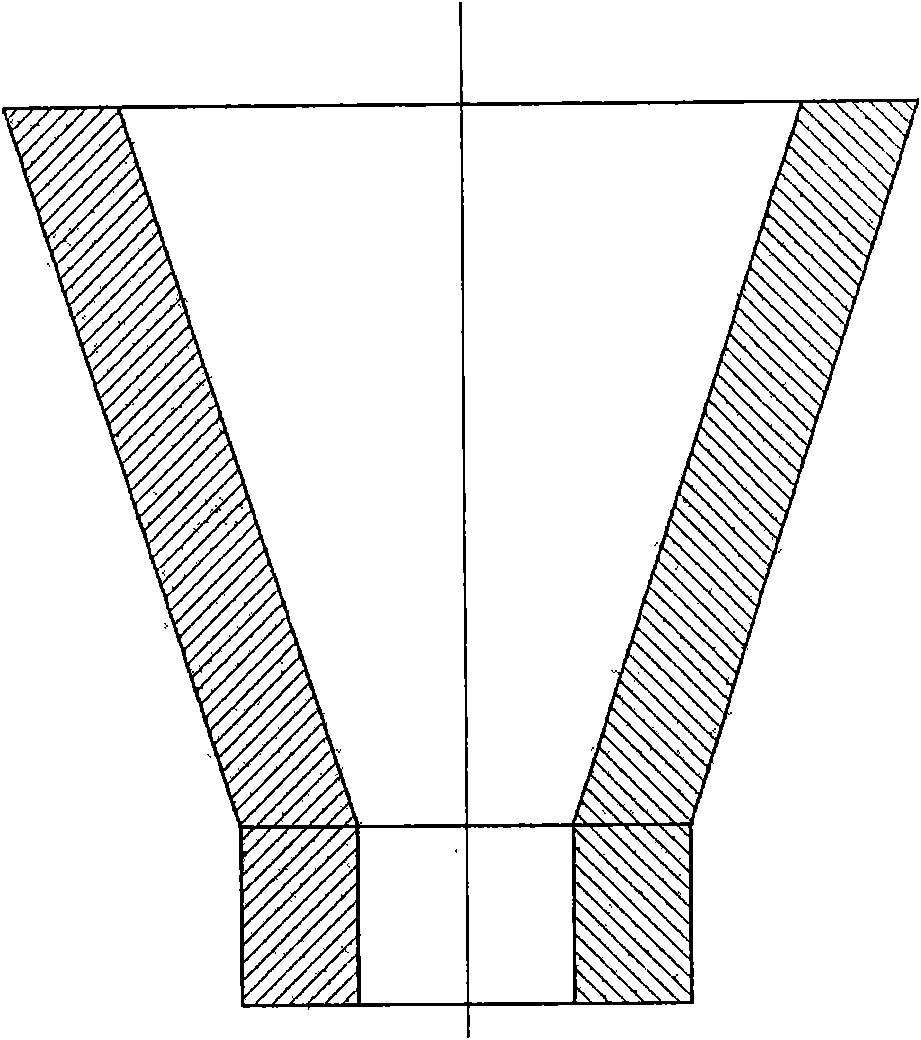 High-temperature gradient directional solidification conical graphite induction heater