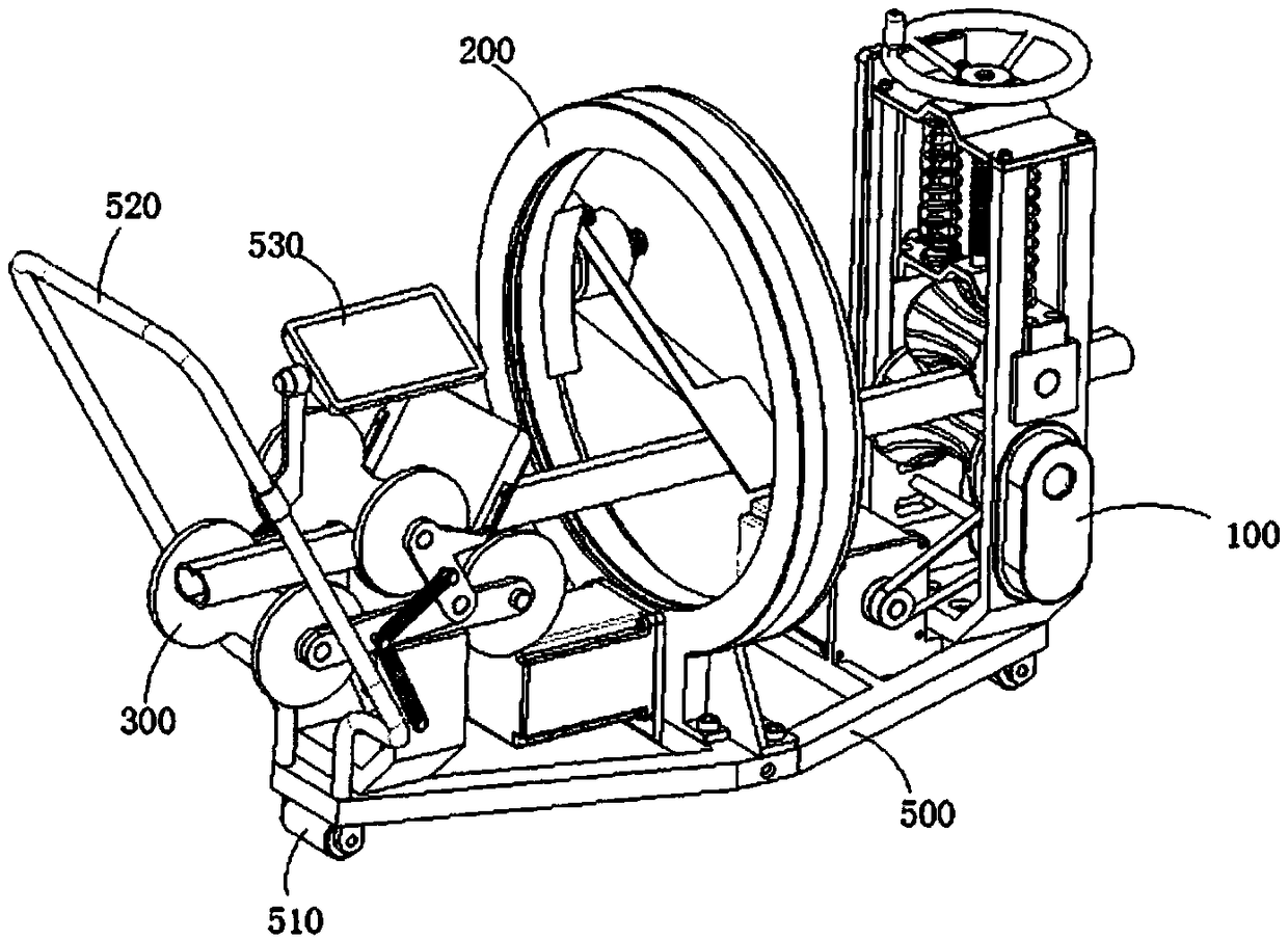 Flat binding and stable conveying equipment of air conditioner heat insulating pipes