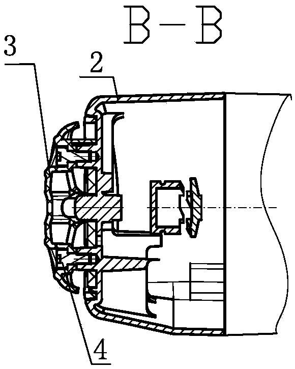 Clutch cover air filter device for scooter engine