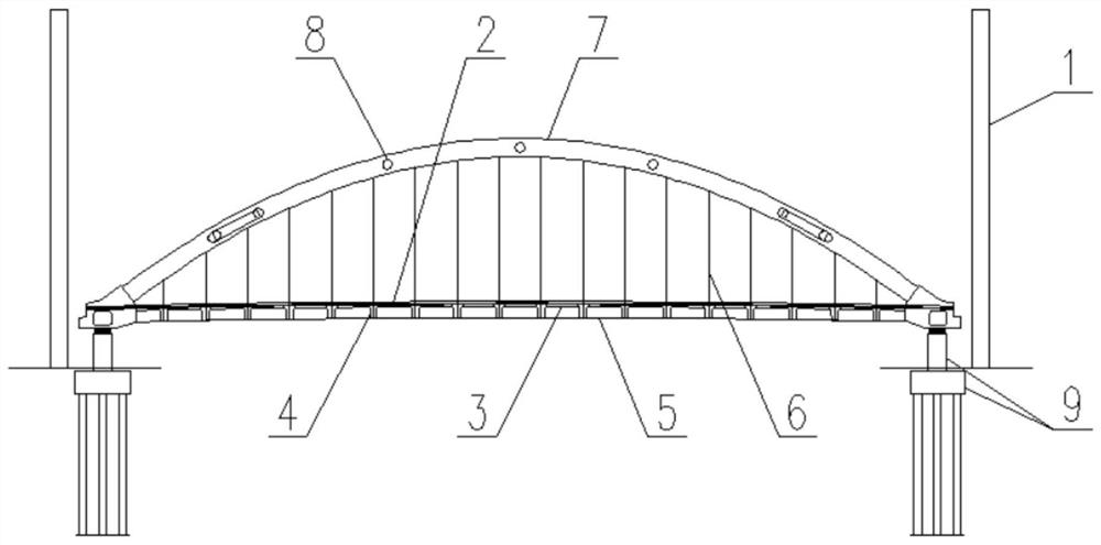 Arch bridge dismantling method