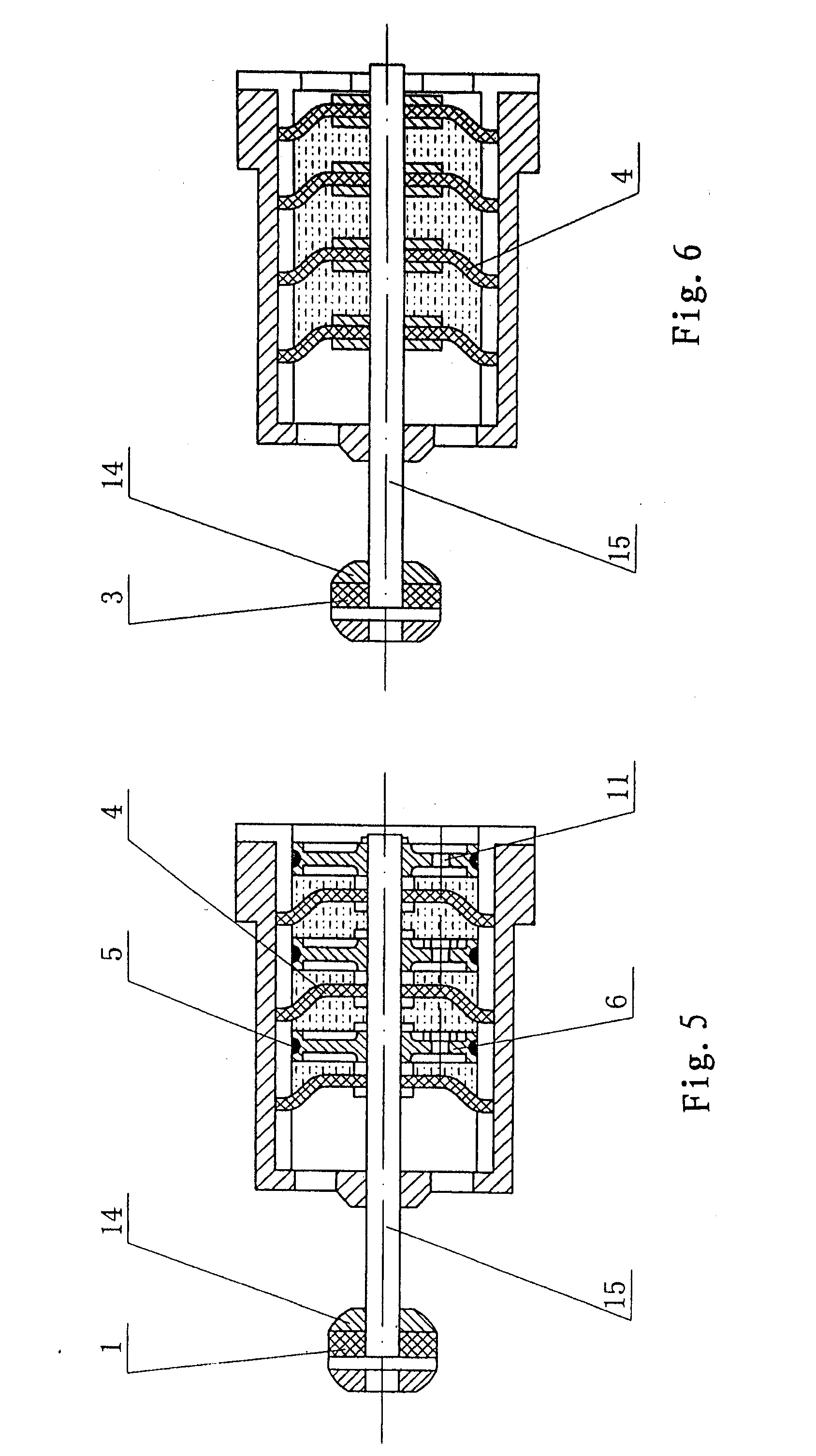 Multistep diaphragm pump