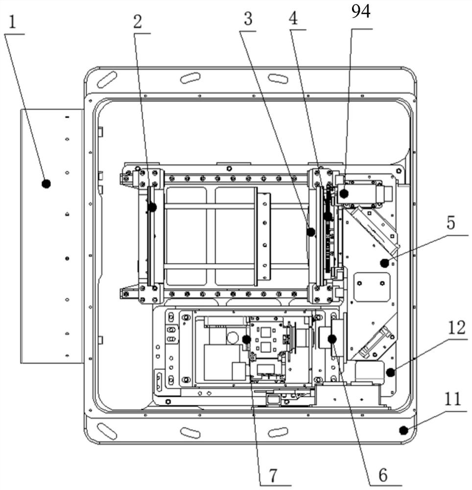 Large-aperture transmission-type medium-wave refrigeration infrared continuous zooming thermal imager