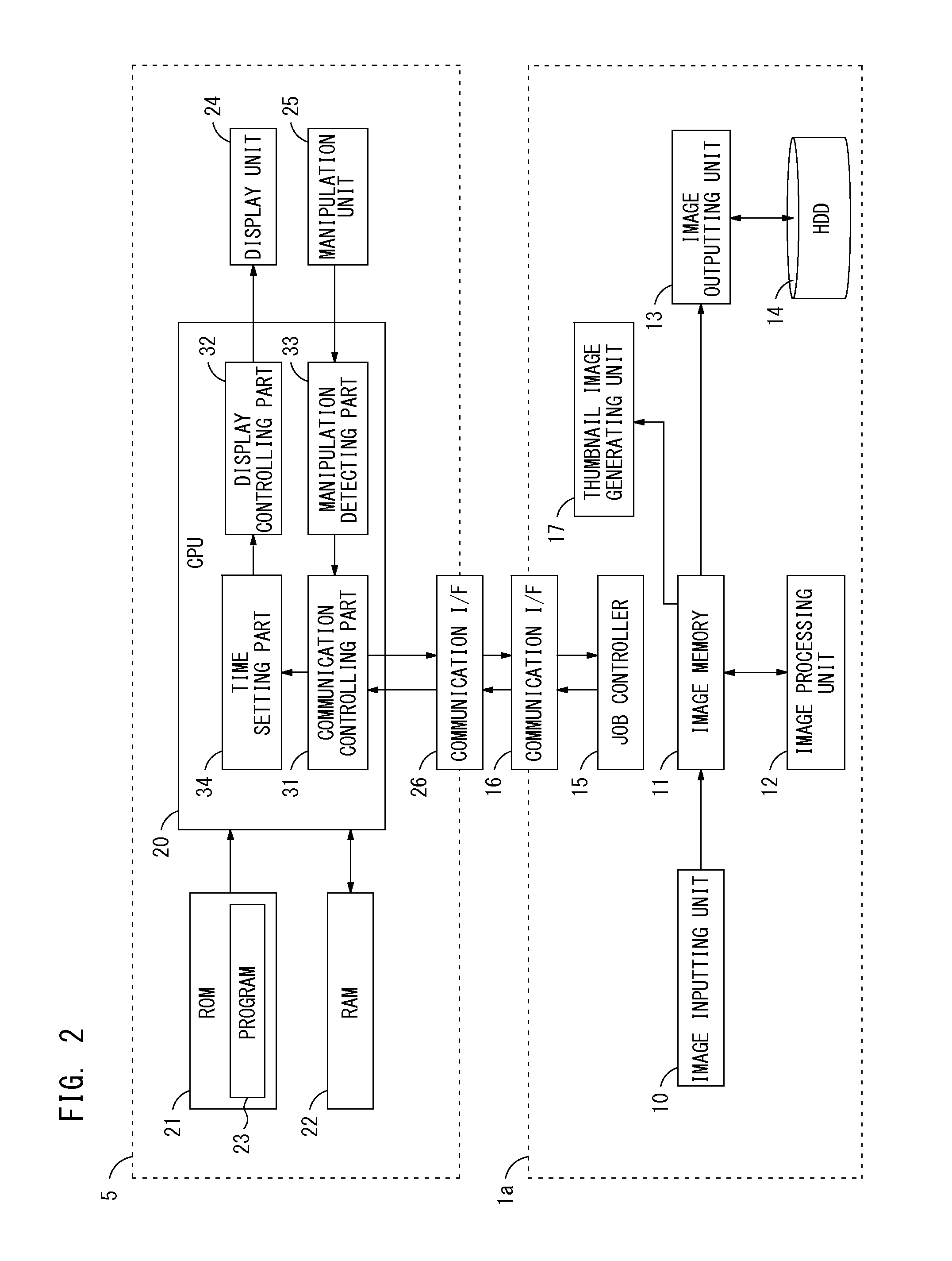 Image processing device, display device and non-transitory computer readable recording medium