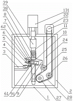 Energy-saving and environment-friendly automatic deep rock sampling device for geological prospecting