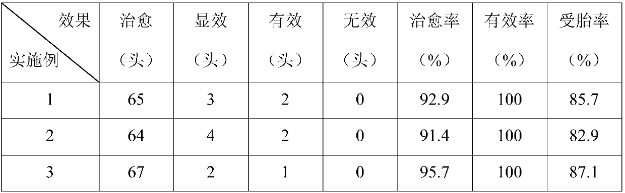 A kind of traditional Chinese medicine composition for treating dairy cow endometritis