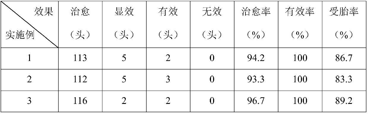 A kind of traditional Chinese medicine composition for treating dairy cow endometritis