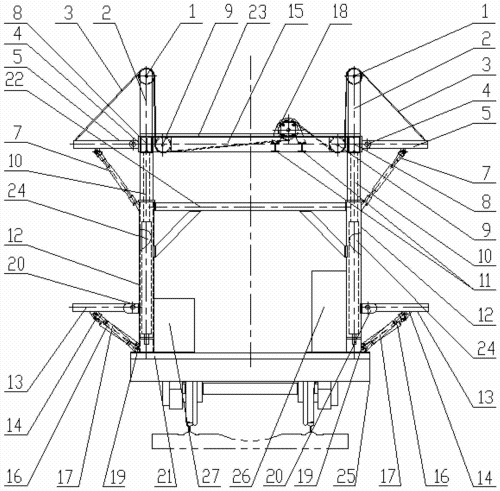 Existing line railway tunnel defect comprehensive improvement operation trolley