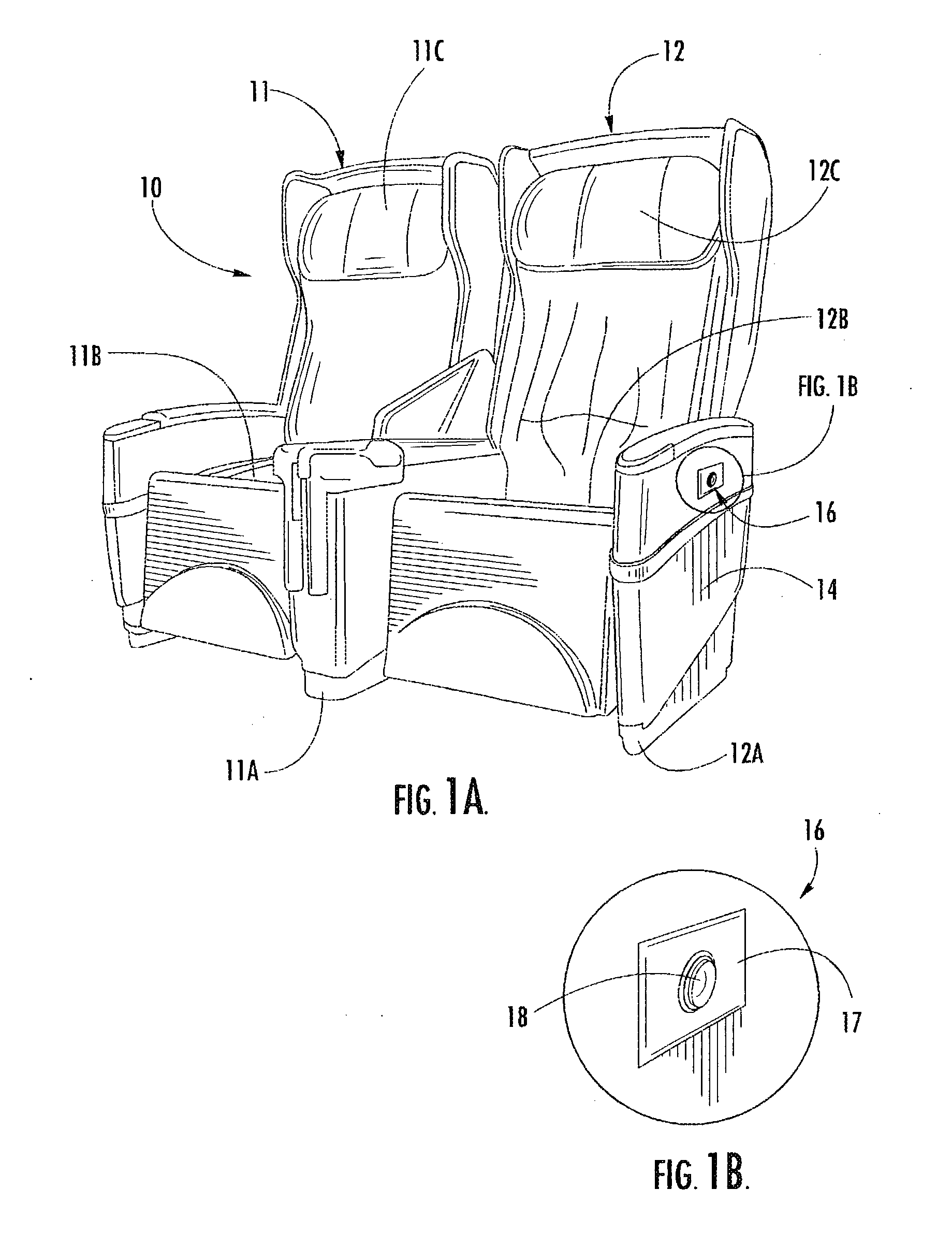 Reclining passenger seat having a visual seat position indicator