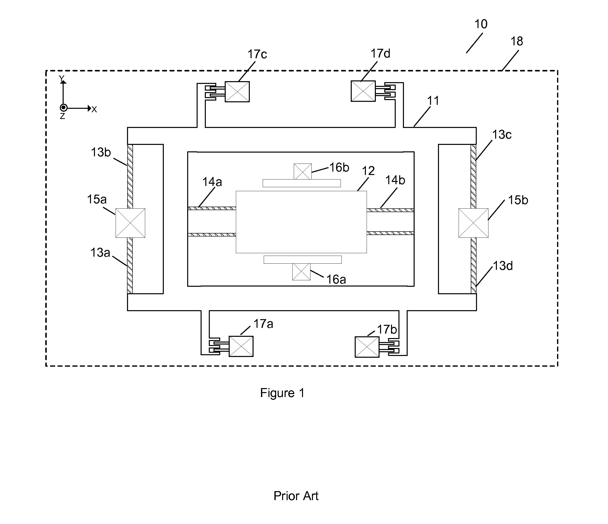 MEMS device with improved spring system