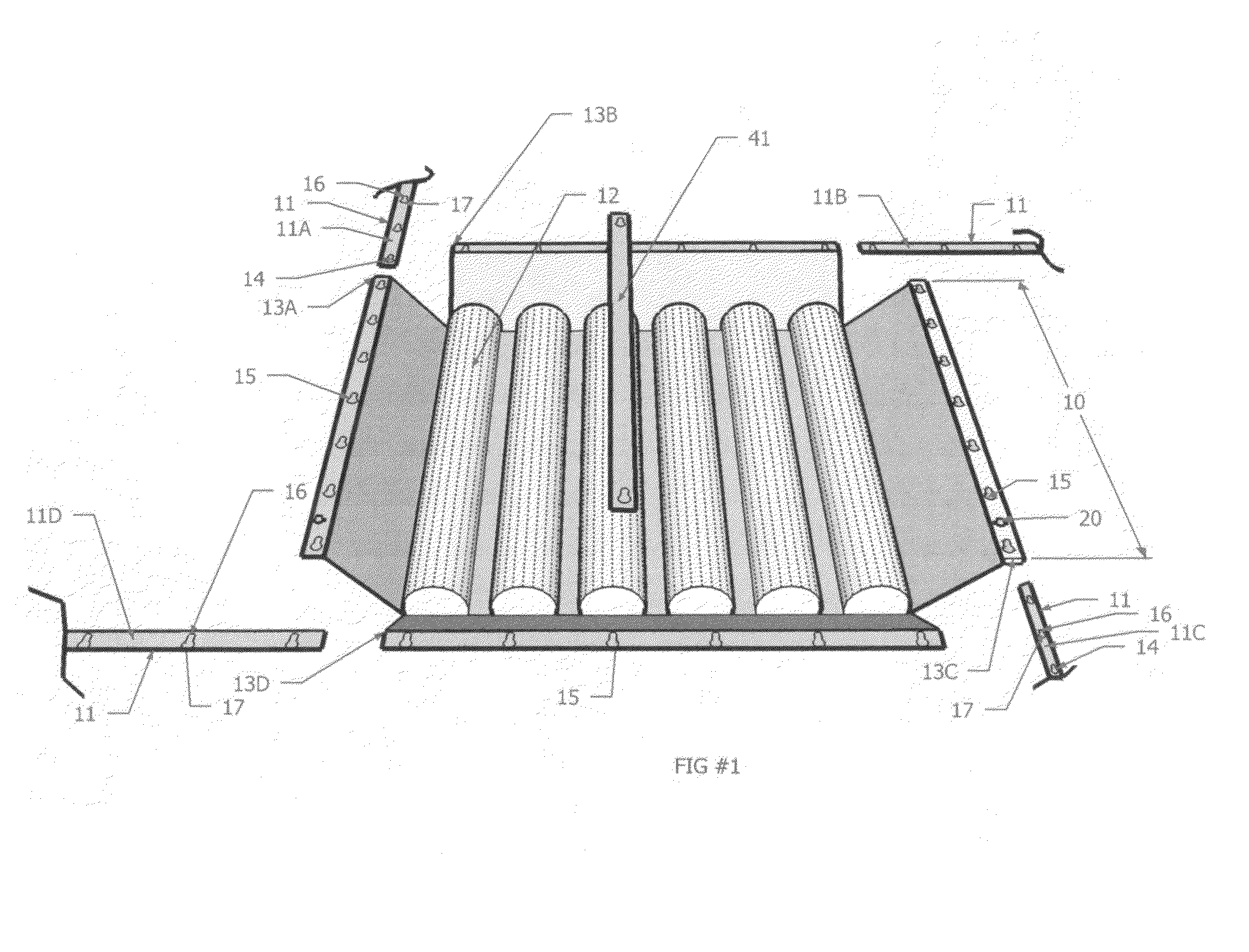 Pneumatic hurricane shutters