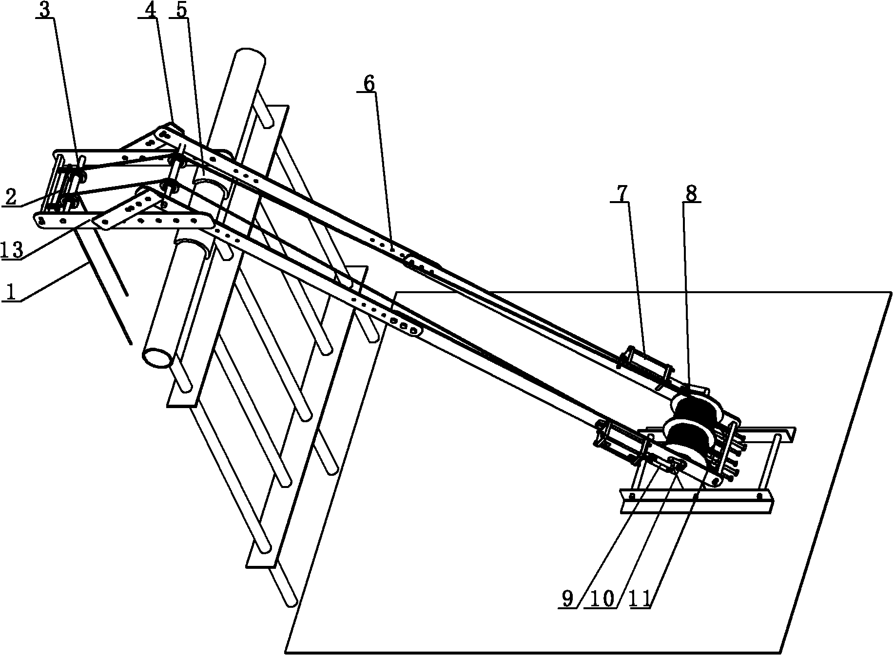 Reciprocating descent control device