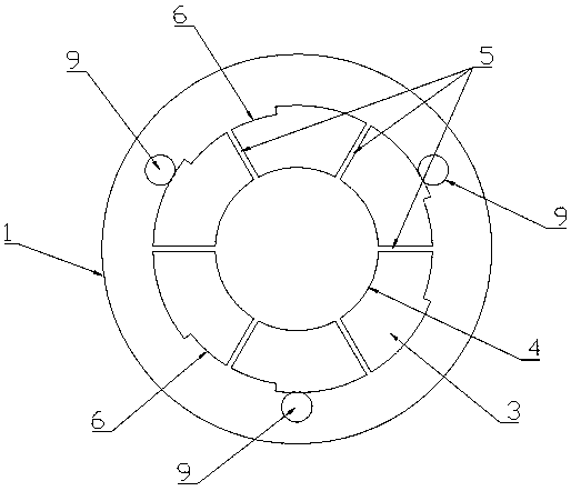 Supporting tool for machining and method for machining tensioning sleeve by using supporting tool