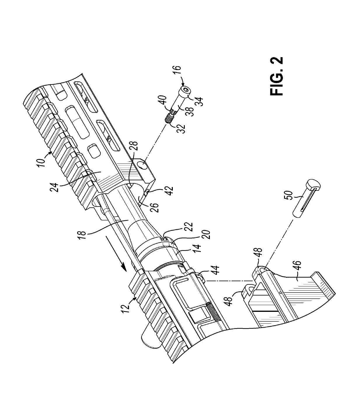 Handguard attachment mechanism