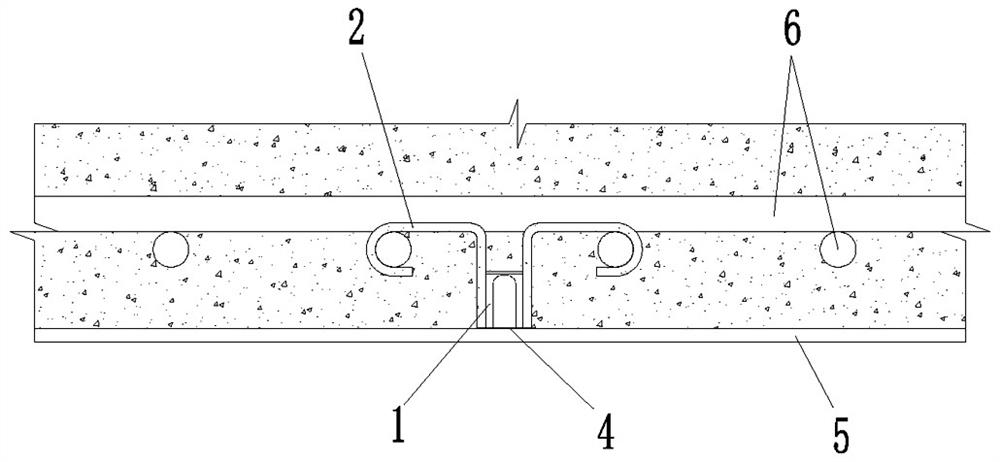 Hidden pre-embedded hoisting device and construction method thereof