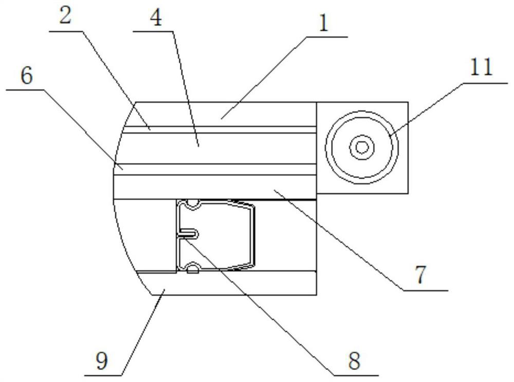 Photovoltaic and LED light-emitting assembly