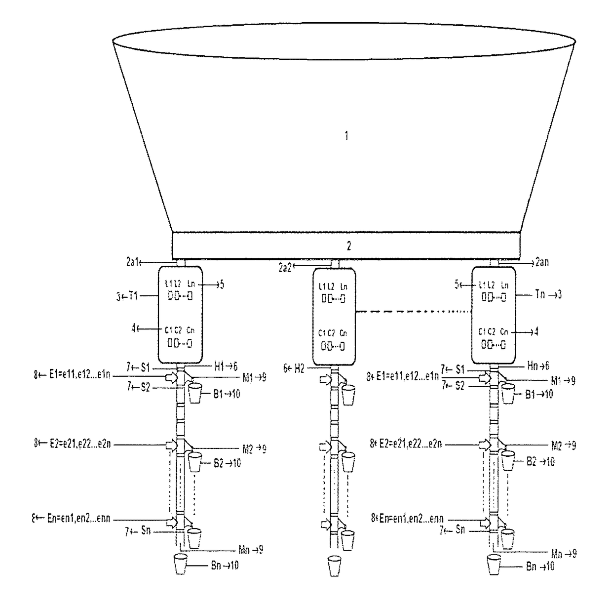 Intelligent grading machine with trajectory tracking sensor network and a process thereof