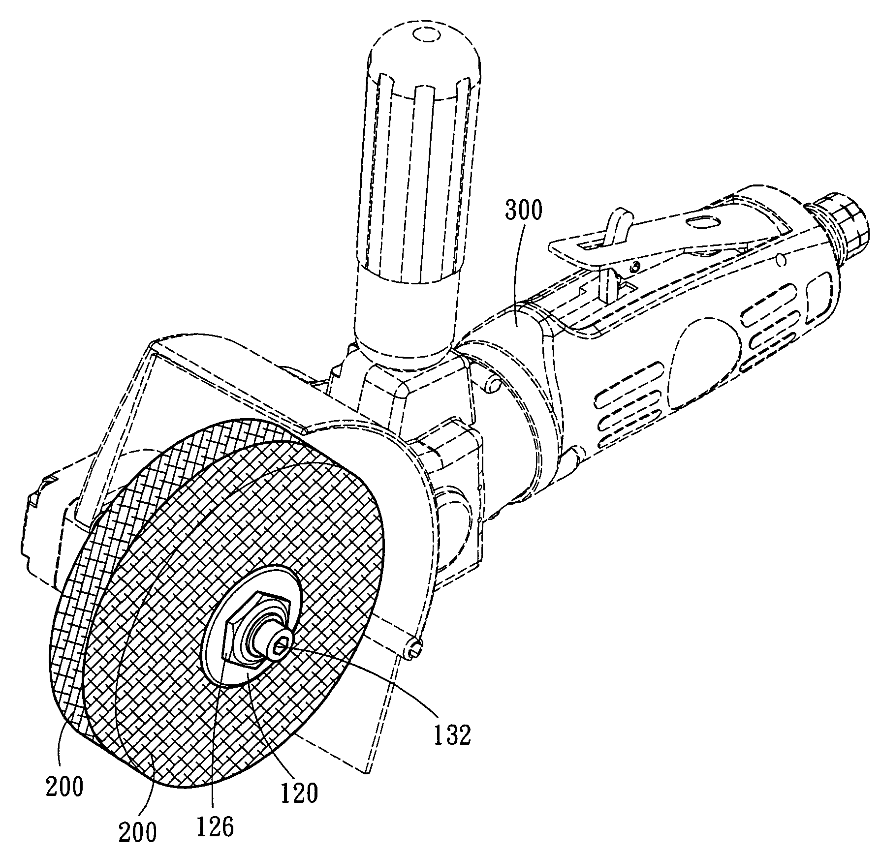 Coupling structure for grinding members