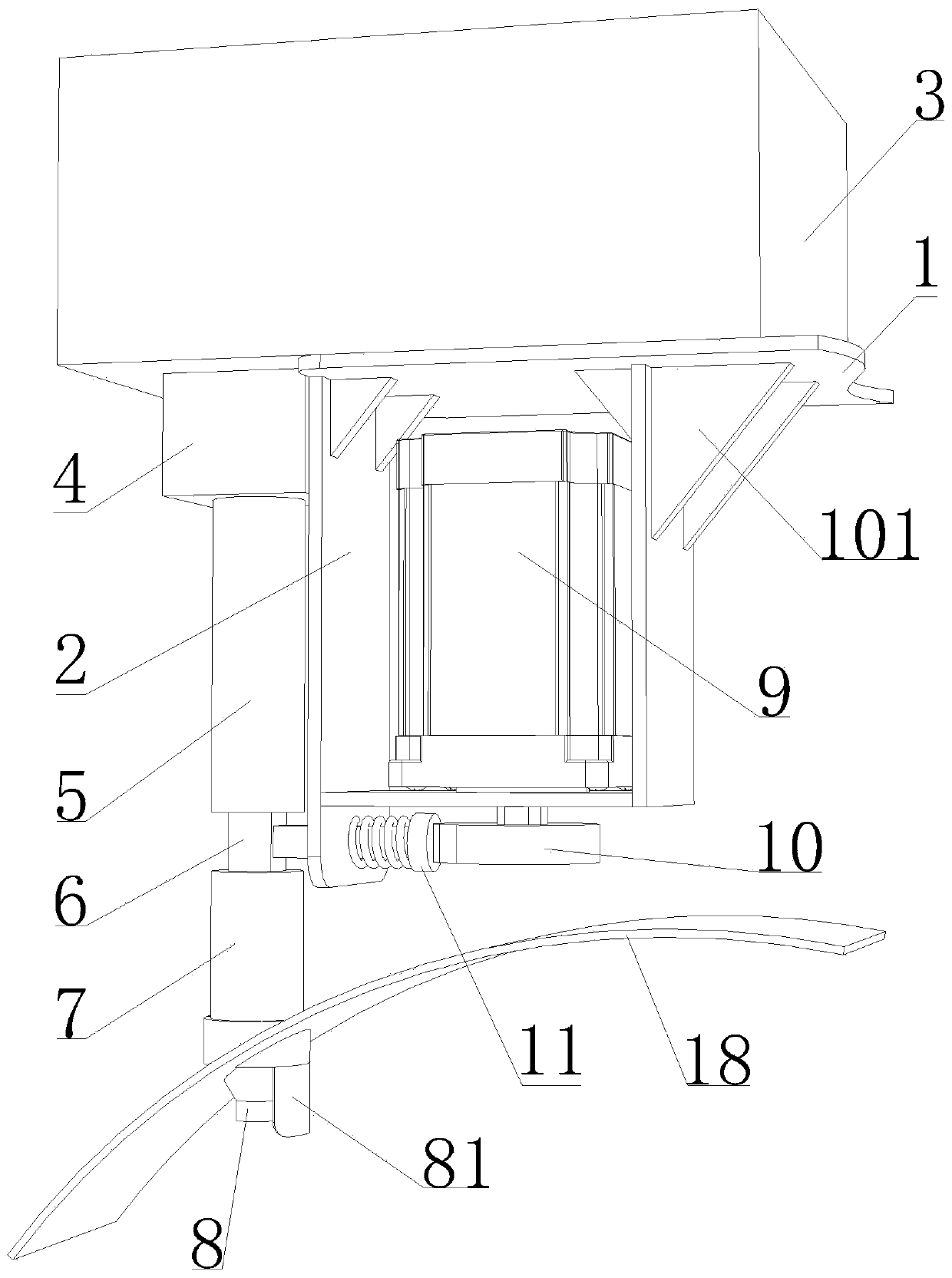 Cooling device for automobile tires