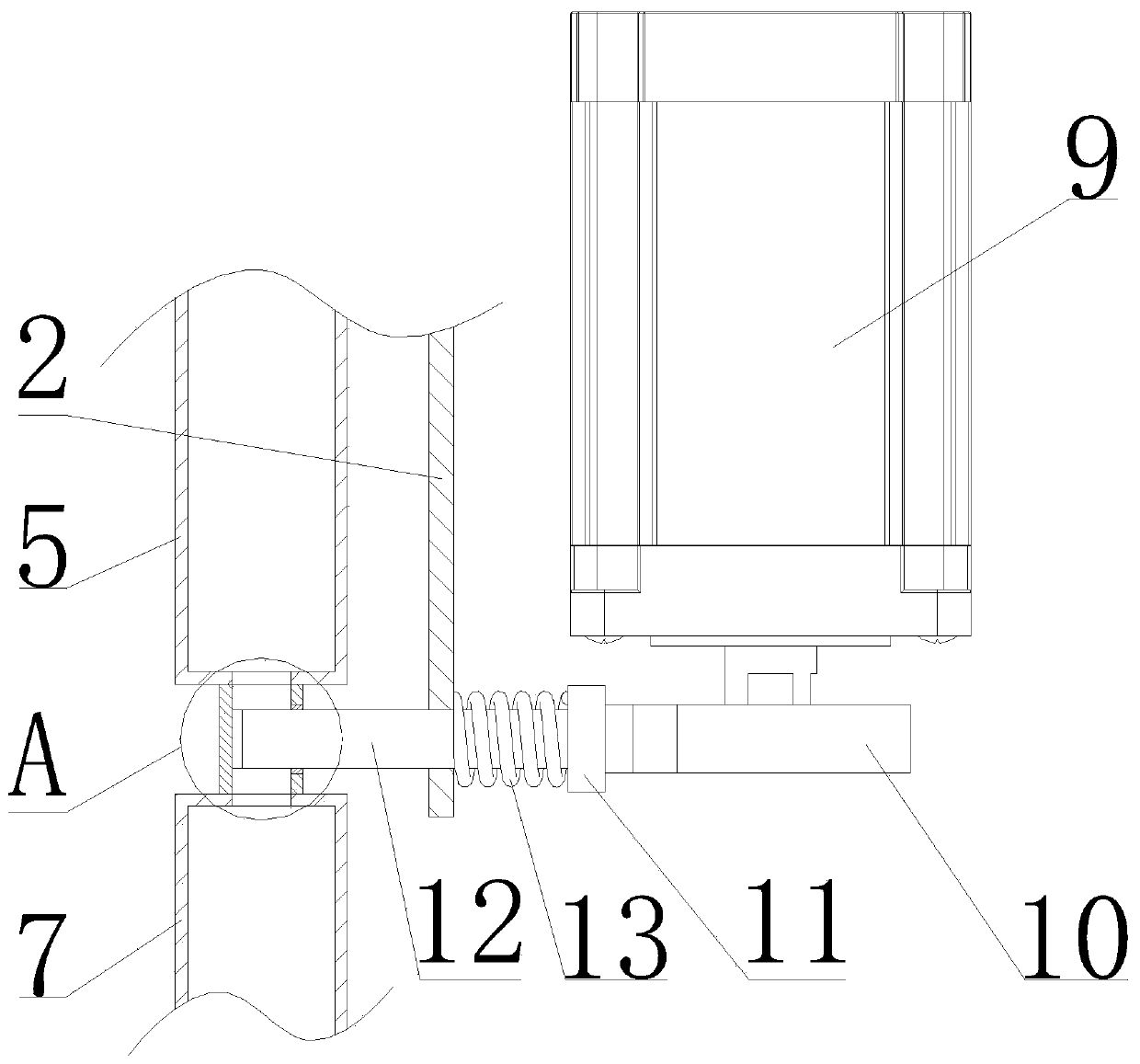 Cooling device for automobile tires