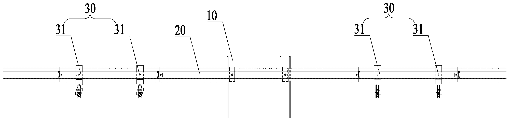 Testing jig for testing horn