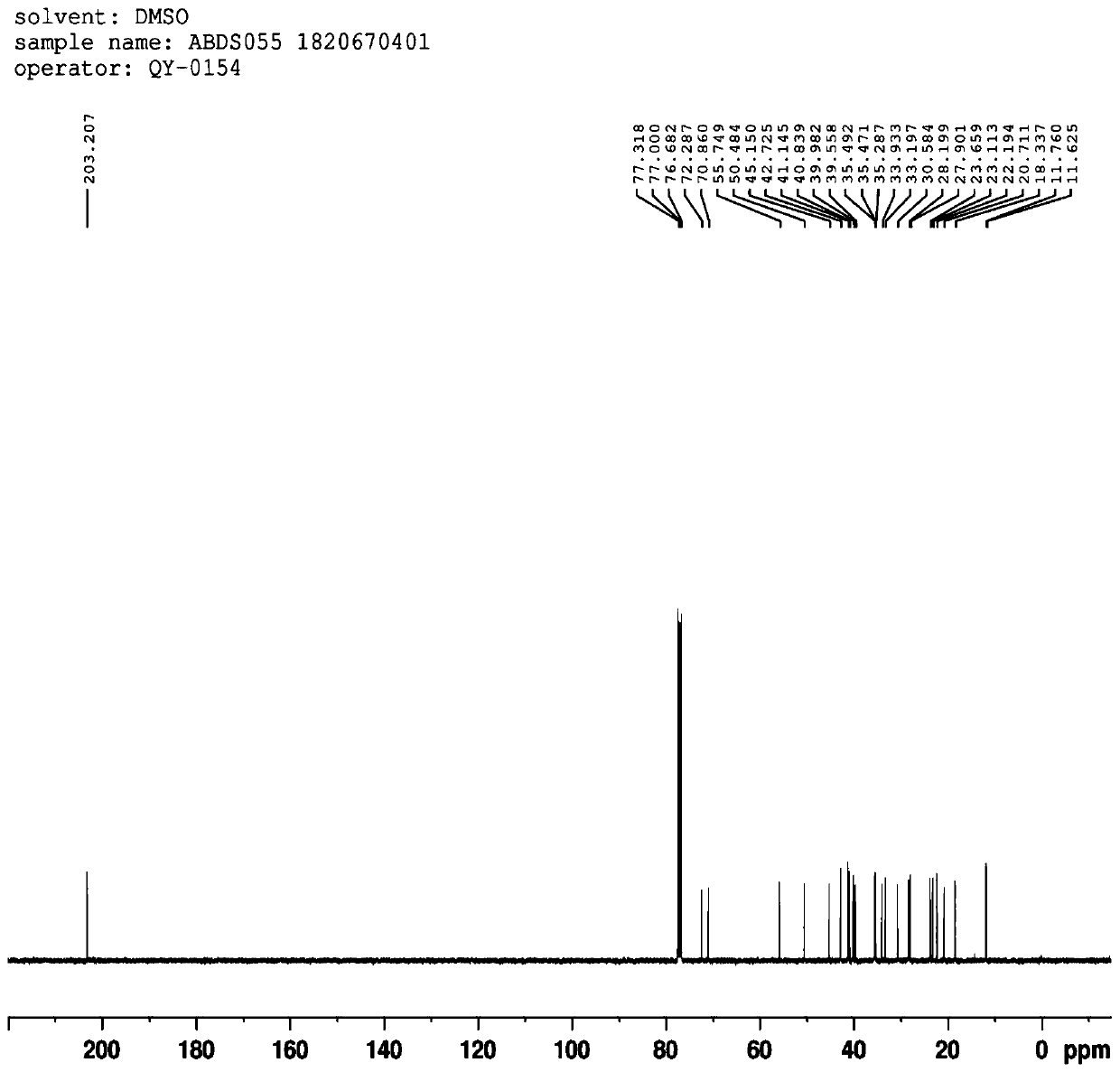 Preparation method and application of 3 alpha, 7 alpha-dihydroxy-6 alpha-ethyl-5 beta-cholane-24-aldehyde