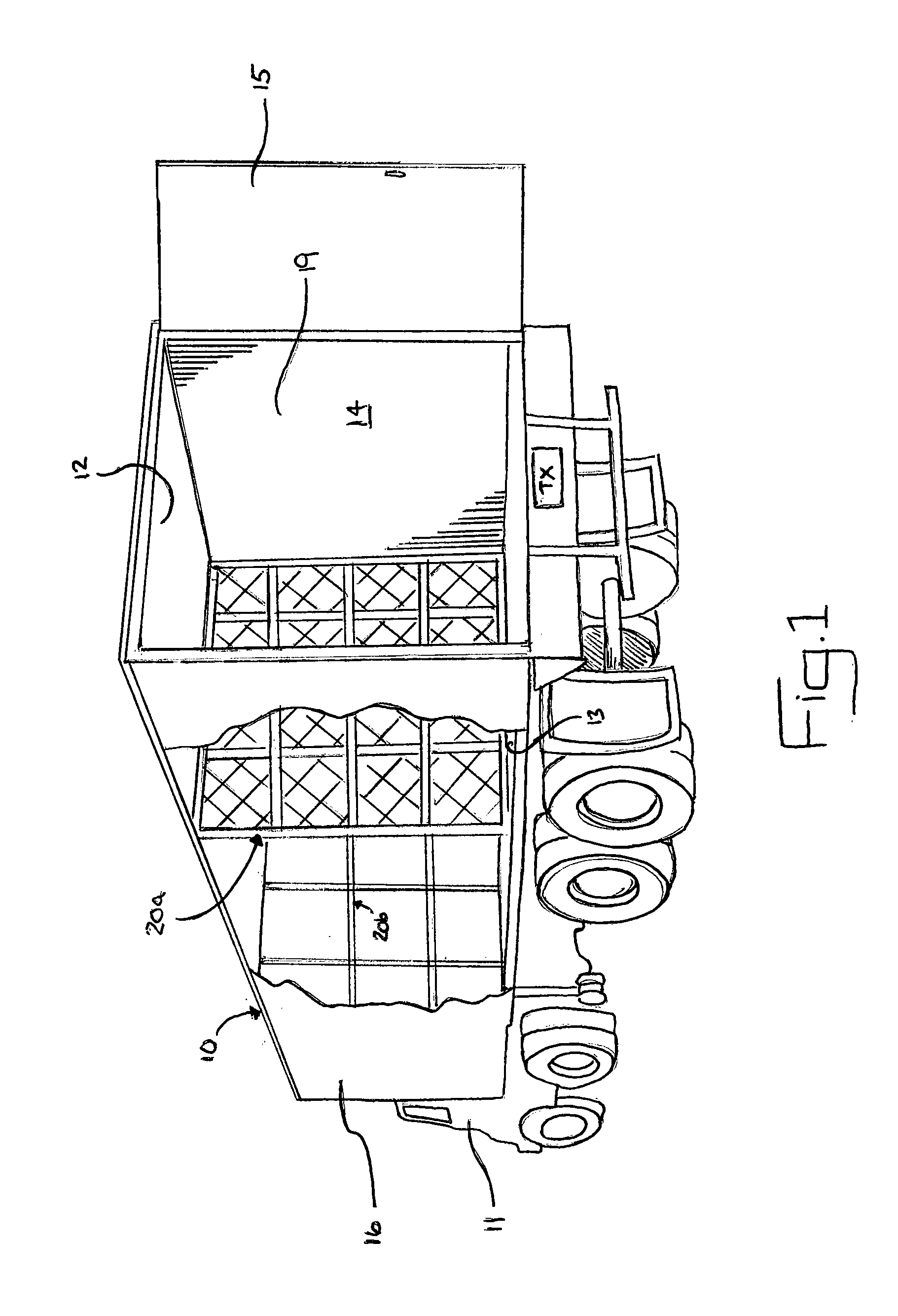 Adjustable cargo partition system for use in containers