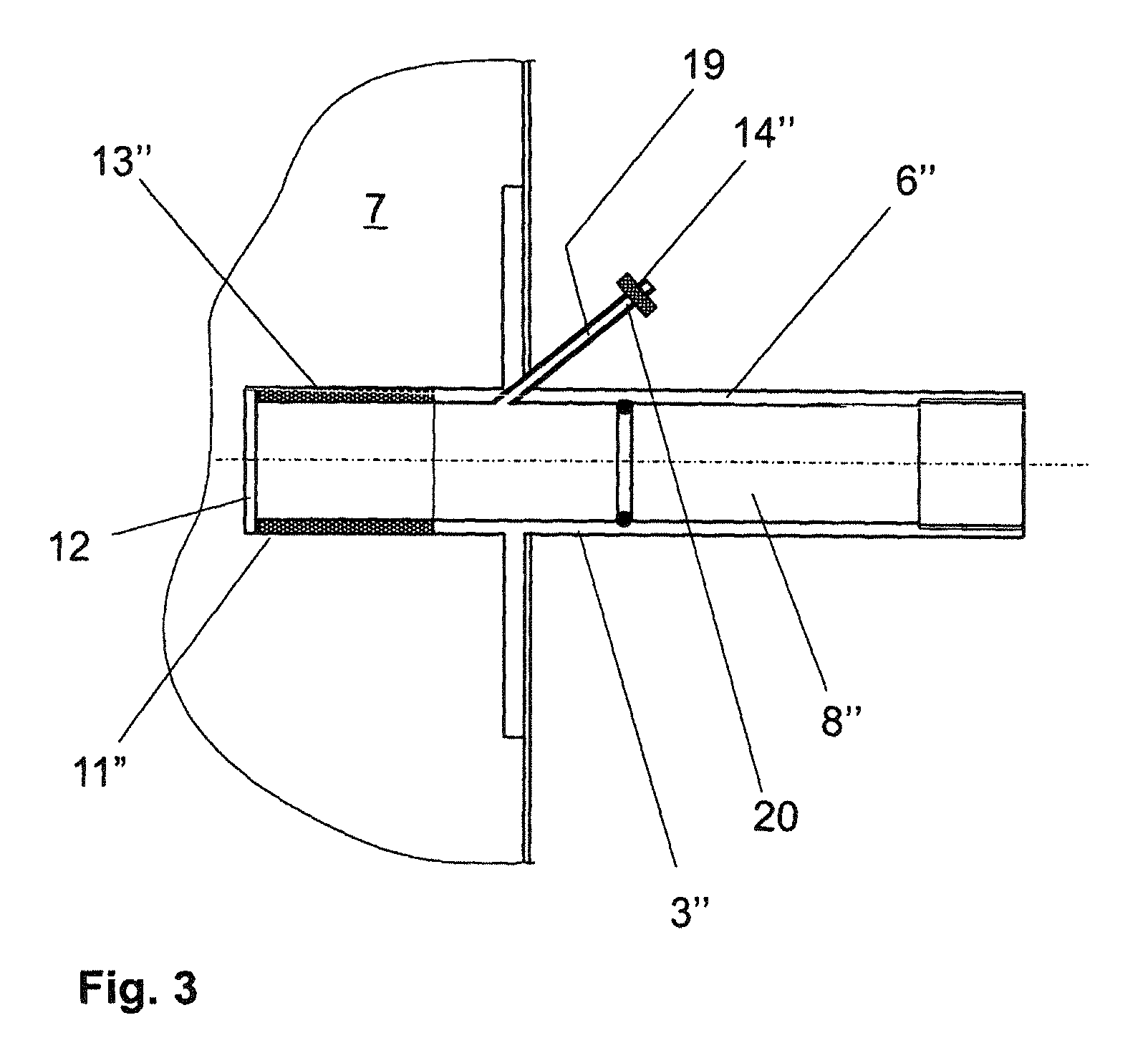 Container having a sensor adapter